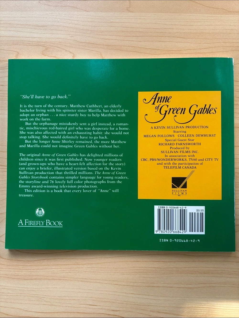 Firefly Book classic anne